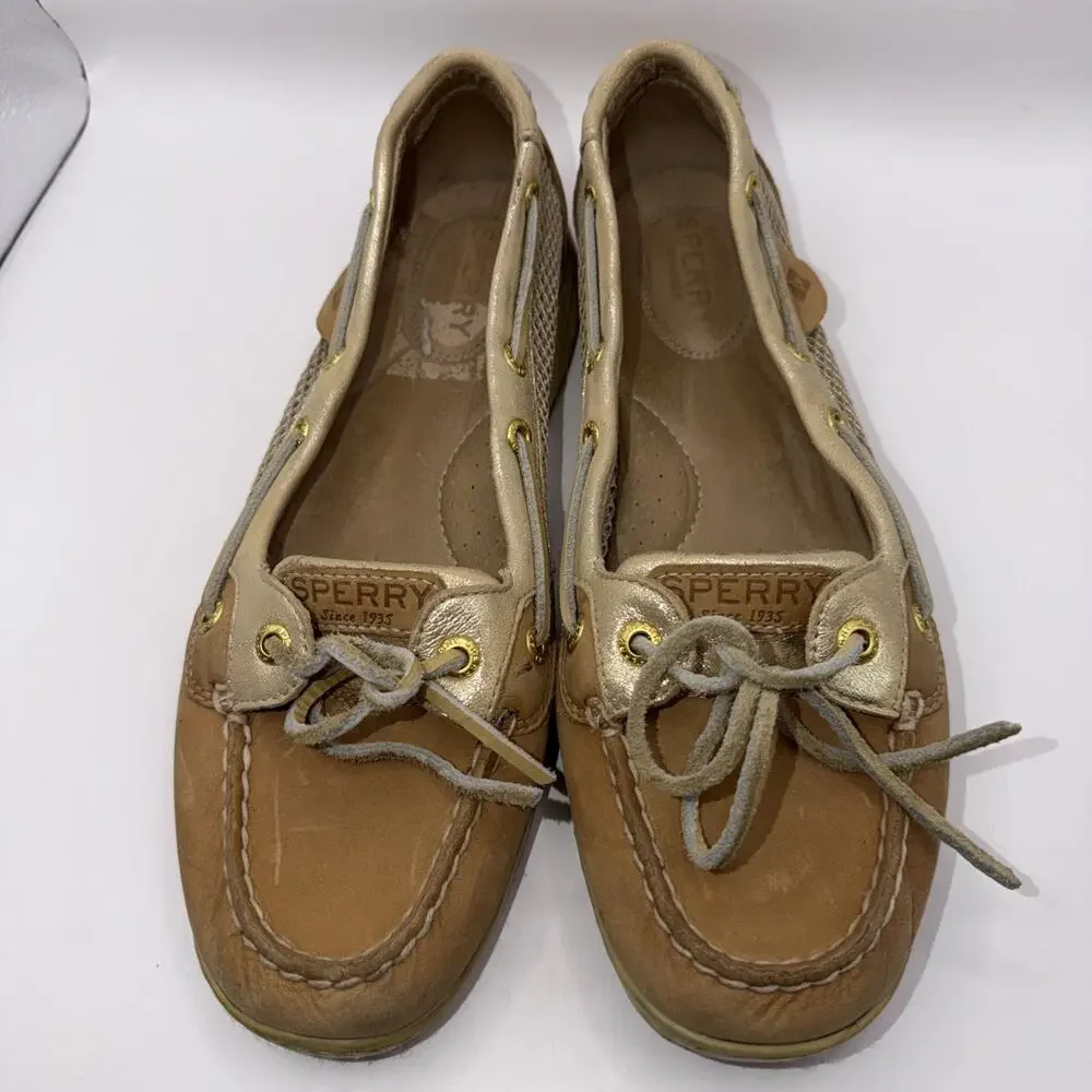 Size 9 - Women’s Sperry Boat Shoes - Beige STS95999